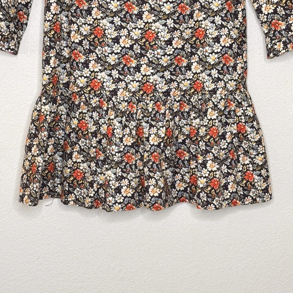 Free People Ditsy Floral Mini Dress Size XS Open Back Boho Festival Coachella - Picture 6 of 12